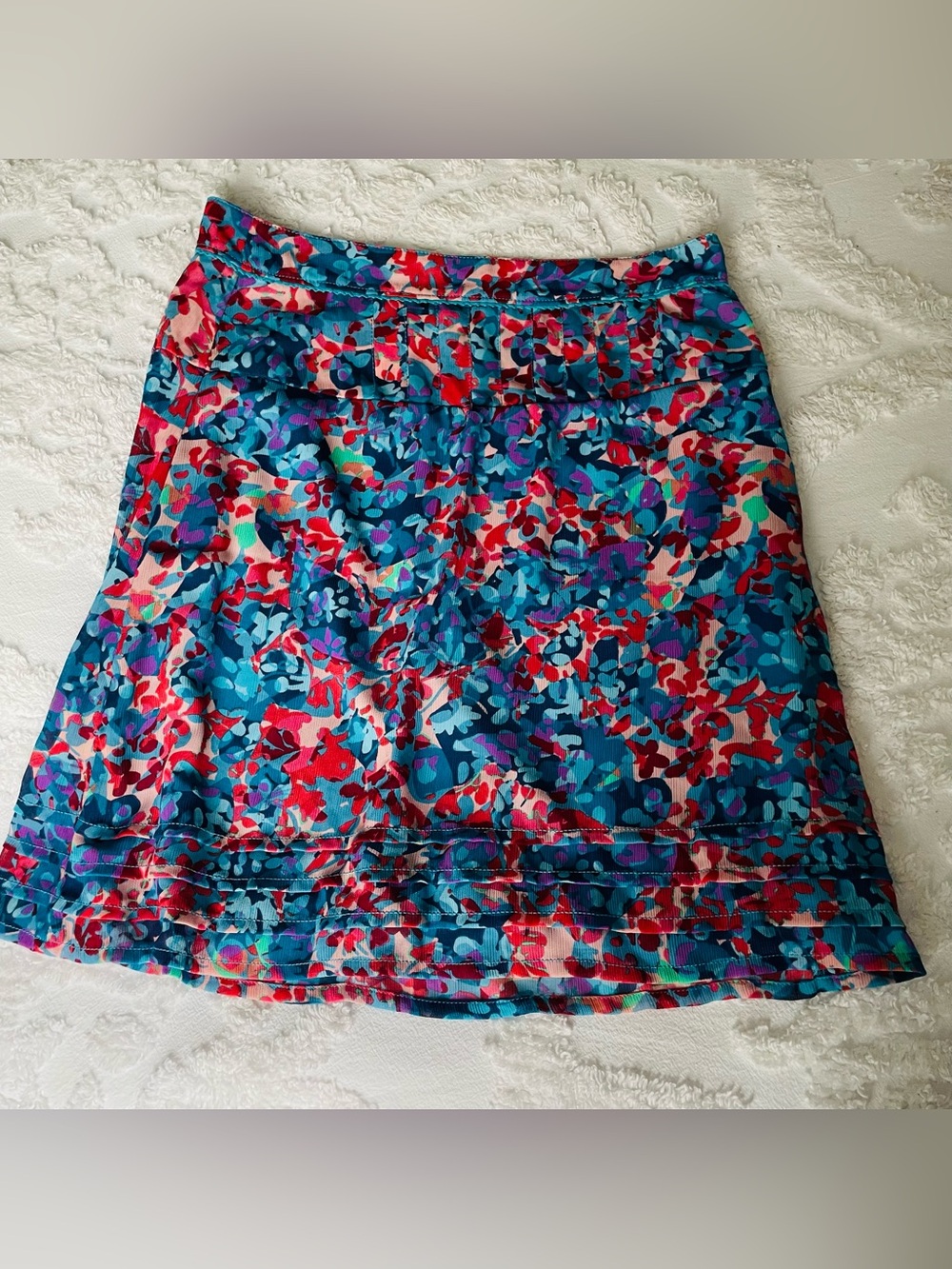 Esprit/EUC Multicolor Floral A-Line Skirt Sz 6